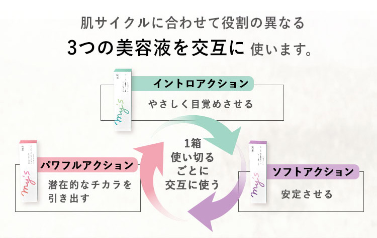 my's使用サイクル